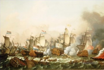 Ludolf Bakhuizen Die Schlacht von Barfleur 1692 Seekrieg Ölgemälde